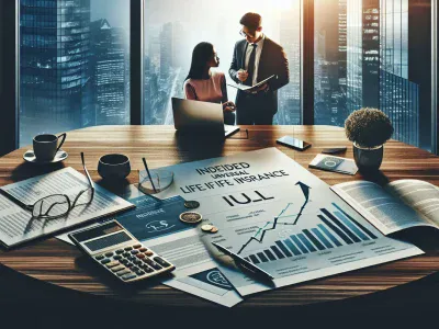 a-financial-advisor-discusses-an-indexed-universal-life-insurance-plan-with-a-client