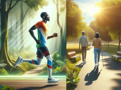 a-runner-and-a-walker-exercising-in-a-scenic-park-setting