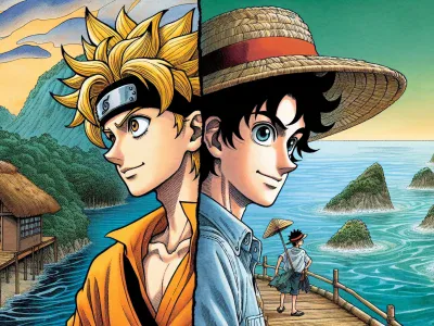 a-depiction-of-naruto-and-monkey-d-luffy-in-their-unique-environments