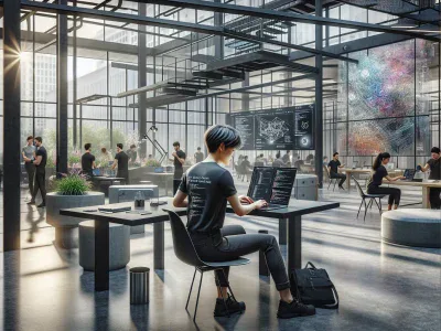 Alternatives To PlanetScale a-developer-working-in-a-modern-office-exploring-database-alternatives