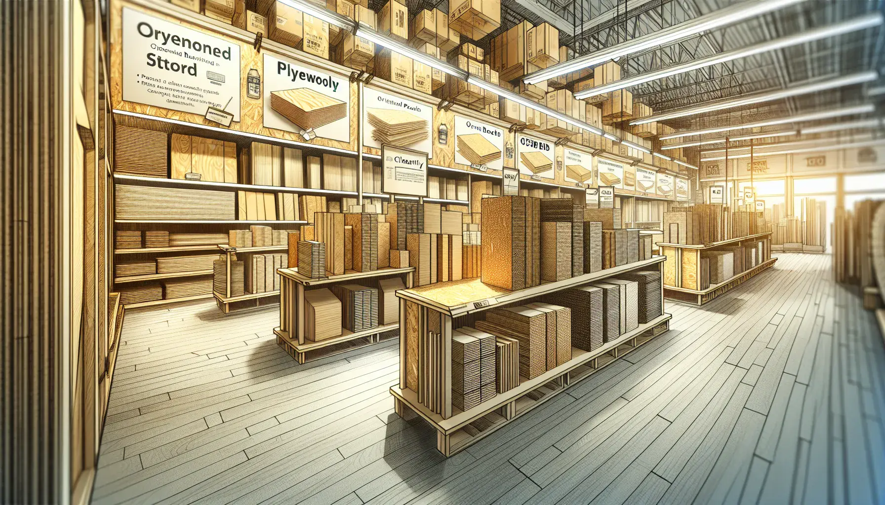 Difference Between Plywood and OSB (Oriented Strand Board)