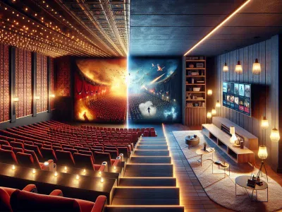 a-movie-theater-and-a-living-room-illustrating-cinema-and-streaming-differences