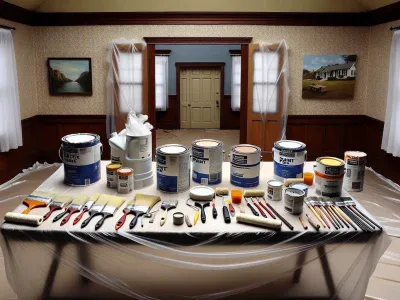 a-painting-setup-with-latex-and-oil-based-paint-cans-on-a-prepared-workspace