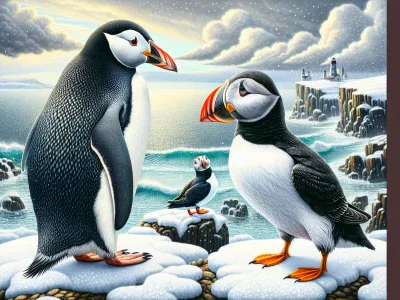 a-penguin-and-puffin-shown-together-in-a-coastal-scene