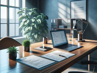 Difference Between Resume and Curriculum Vitae (CV) a-resume-and-cv-displayed-side-by-side-on-a-wooden-desk