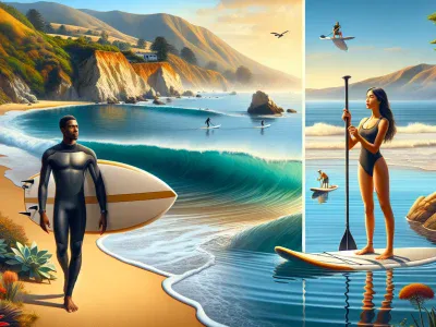 a-surfer-and-a-paddleboarder-on-a-sunny-beach-in-the-usa