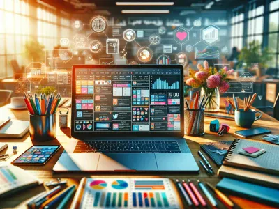 a-vibrant-workspace-with-a-laptop-displaying-a-colorful-content-calendar