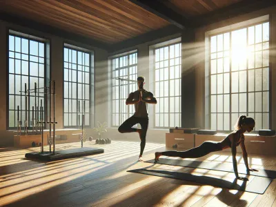 a-yoga-practitioner-and-a-pilates-enthusiast-exercising-indoors