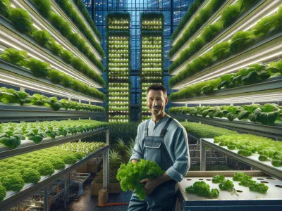 an-indoor-vertical-farm-with-a-farmer-tending-to-crops-under-led-lights