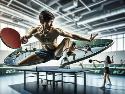 Difference Between Table Tennis and Ping Pong competitive-table-tennis-and-casual-ping-pong-games-displayed-side-by-side