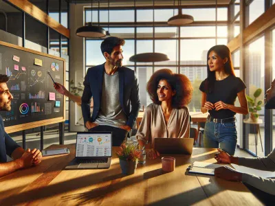 three-professionals-discussing-social-media-tools-in-a-bright-office