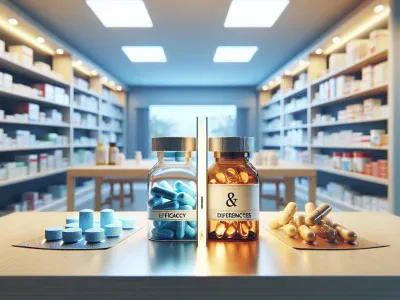 What Is Stronger: Adderall or Vyvanse? comparison-of-adderall-and-vyvanse-medication-in-a-pharmacy-setting