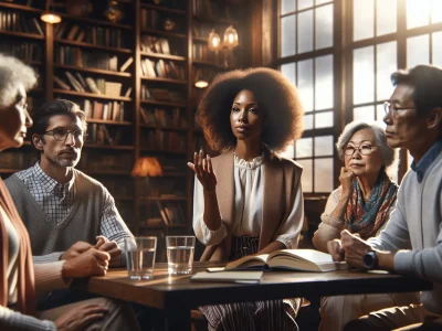 a-diverse-group-discussing-the-complexities-of-measuring-intelligence-in-a-cozy-setting