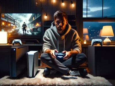 a-gamer-comparing-xbox-series-x-and-ps5-in-a-cozy-living-room