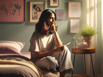 a-young-woman-contemplating-a-pregnancy-test-in-her-sunlit-bedroom