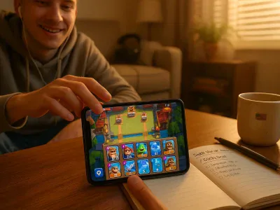 a-player-studying-a-beginner-clash-royale-deck-on-a-smartphone-at-home