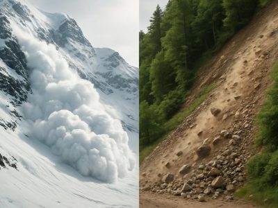 different types of slope failure