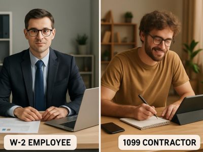 employee or contractor choice