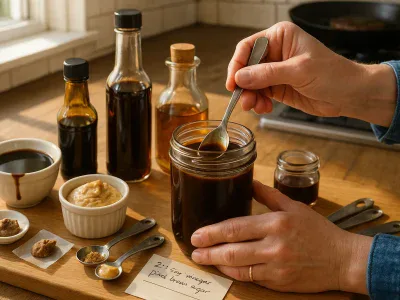 glass-jar-of-homemade-worcestershire-style-sauce-with-surrounding-ingredients