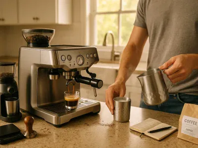 home-espresso-setup-with-a-compact-machine-pulling-a-double-shot
