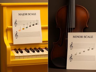 major vs minor scales