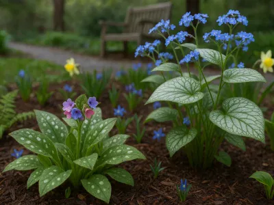 pulmonaria-spotted-leaves-and-brunnera-with-silver-leaves-and-blue-flowers