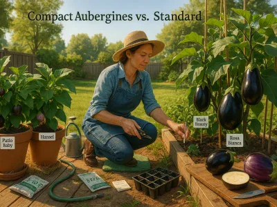 side-by-side-balcony-pots-of-compact-aubergines-and-larger-in-ground-standard-eggplants