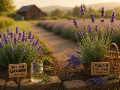 side-by-side-english-and-french-lavender-plants-in-sunlit-american-garden