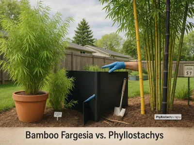 side-by-side-fargesia-clump-and-tall-phyllostachys-with-containment-barrier