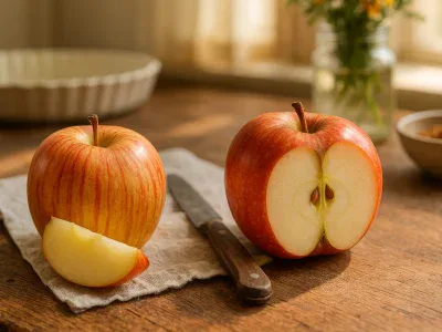two-apples-gala-and-kidd-s-orange-red-one-sliced-on-a-sunlit-kitchen-counter