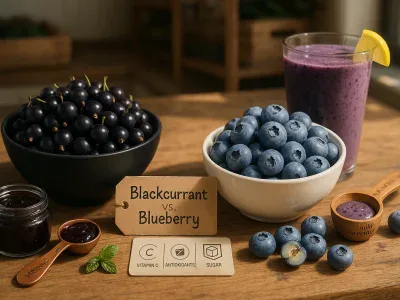 two-bowls-comparing-glossy-blackcurrants-and-powdery-blueberries-on-a-wooden-table