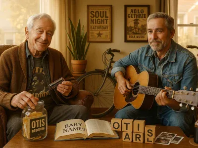 Otis vs. Arlo: Which "Cool Grandpa" Name Is The 2026 Winner? two-warm-grandpas-one-vintage-soul-otis-one-indie-folk-arlo-side-by-side-at-home