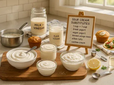 various-sour-cream-substitutes-on-a-sunlit-kitchen-counter