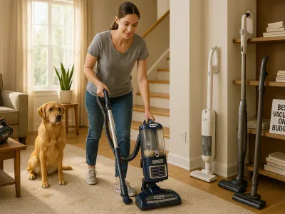 woman-vacuuming-living-room-with-budget-vacuum-options-visible-nearby