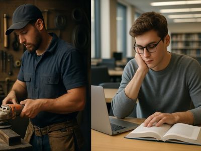 Trade School Versus College Degree: What’s Different, What’s Not education paths comparison guide
