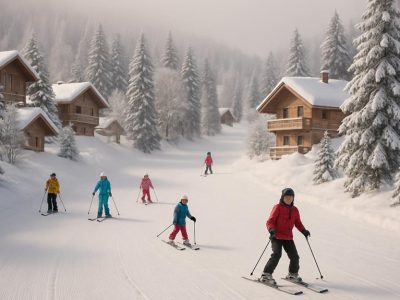 ideal beginner ski resort