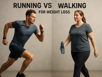 running vs walking benefits